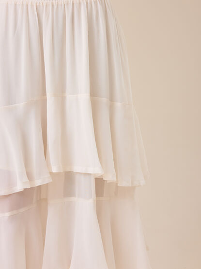 Kirsten Tiered Midi Skirt - TULLABEE