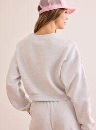 Pit Stop Bow Sleeve Pullover Detail 5 - TULLABEE