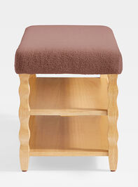 Hudson Upholstered & Wood Storage Bench Detail 2 - TULLABEE