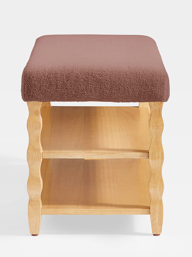 Hudson Upholstered & Wood Storage Bench Detail 2 - TULLABEE