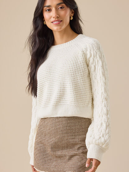 Britton Cable Sweater - TULLABEE