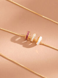 Dainty Slider Charm Necklace - TULLABEE