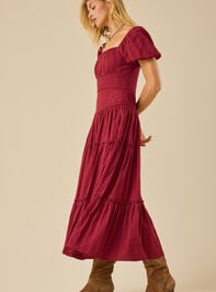 Talla Drop Waist Maxi Dress Detail 3 - TULLABEE