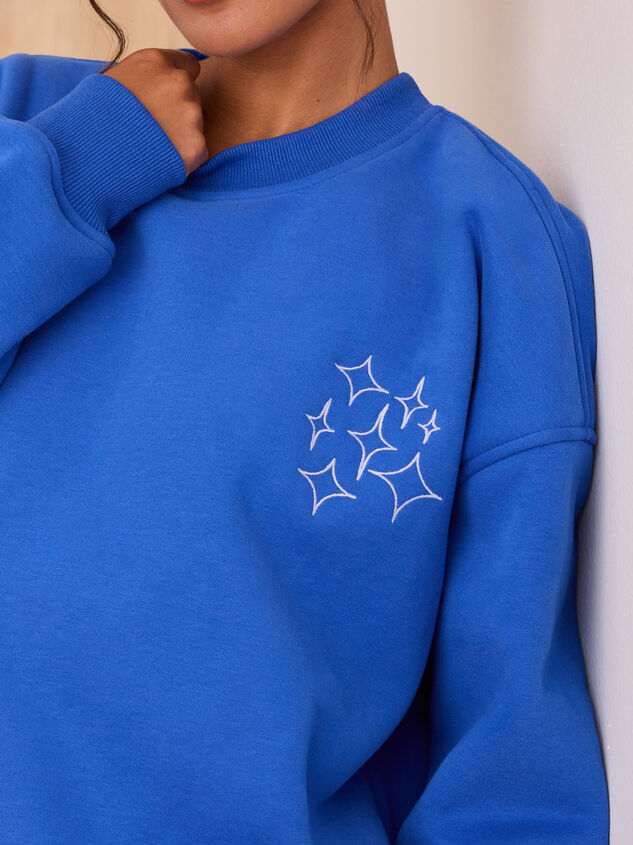 Something Good Graphic Sweatshirt Detail 3 - TULLABEE