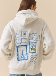 Meet Me In Paris Hoodie Detail 2 - TULLABEE