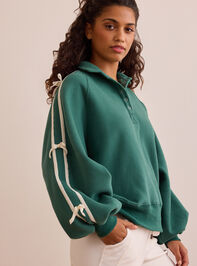 Side Barre Bow Pullover Detail 4 - TULLABEE