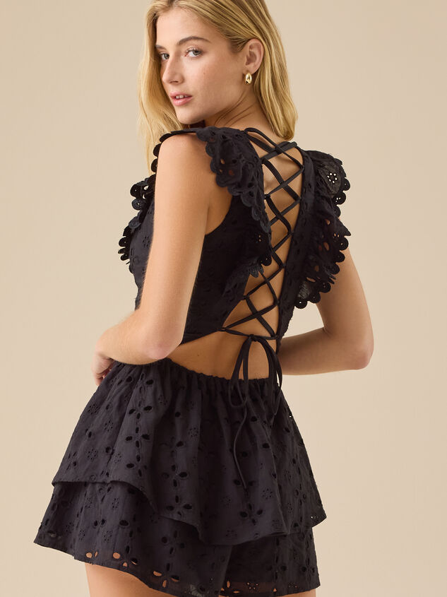 Opal Eyelet Romper Detail 6 - TULLABEE