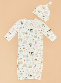 Farm Animal Gown & Hat - TULLABEE