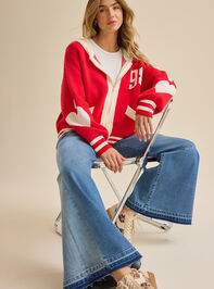 Jocelyn 98 Zip-Up Sweater Detail 2 - TULLABEE