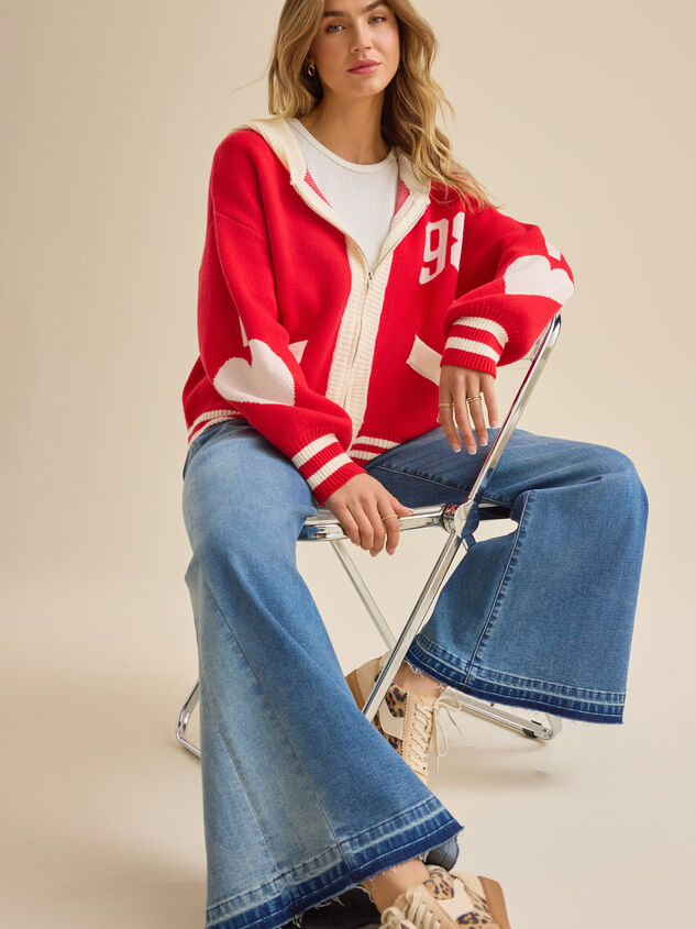 Jocelyn 98 Zip-Up Sweater Detail 2 - TULLABEE