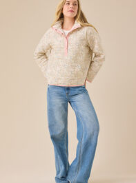 Cottage Quilted Pullover Detail 2 - TULLABEE