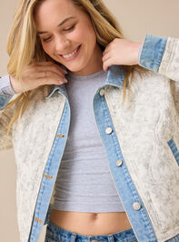 Katy Floral Quilted Jacket Detail 3 - TULLABEE