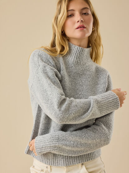 Betty Mock Neck Sweater - TULLABEE