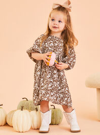 Carmine Floral Dress - TULLABEE
