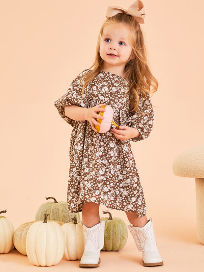 Carmine Floral Dress - TULLABEE