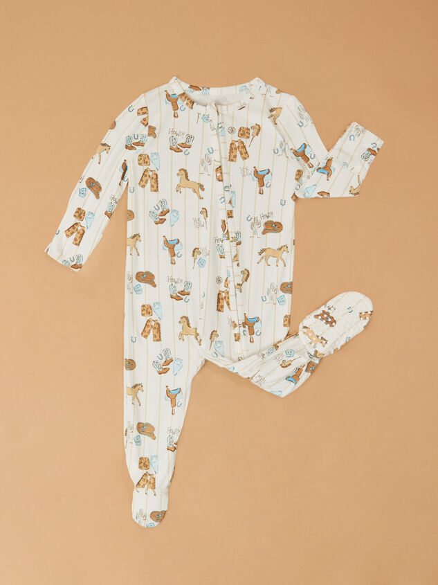 Cowboy Footie Detail 3 - TULLABEE