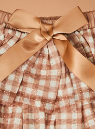 Gigi Gingham Bow Tutu Detail 2 - TULLABEE