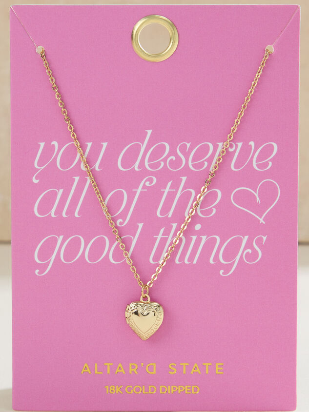 You Deserve All The Good Things Locket - TULLABEE