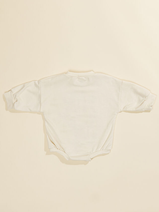 Smiley Mini Romper Detail 2 - TULLABEE