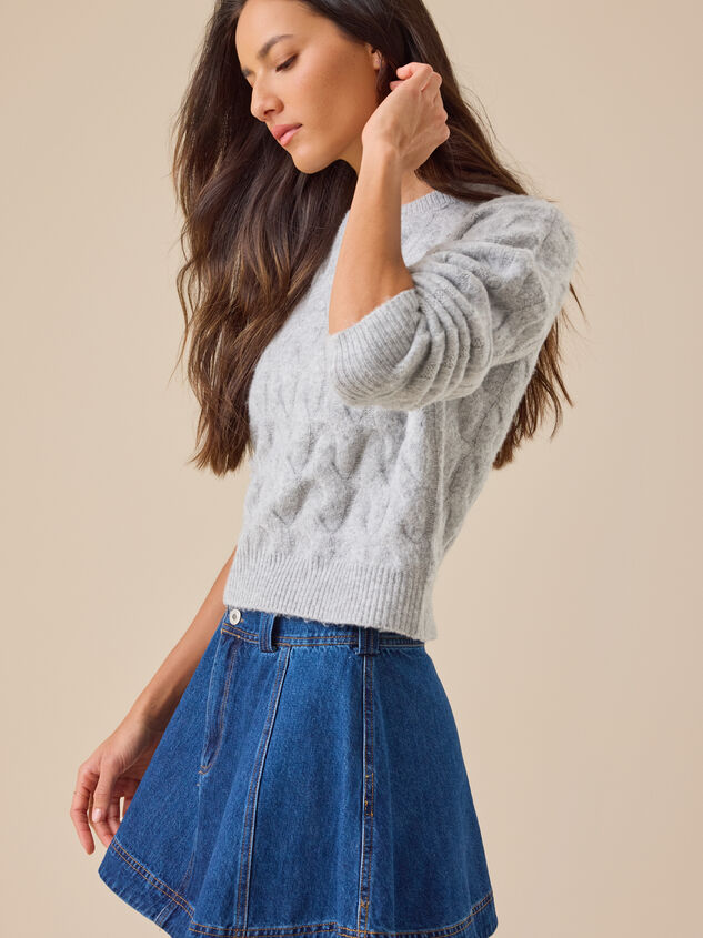 Jane Cable Sweater Detail 6 - TULLABEE