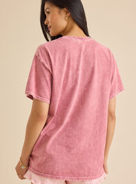 WWJD Oversized Graphic Tee Detail 4 - TULLABEE