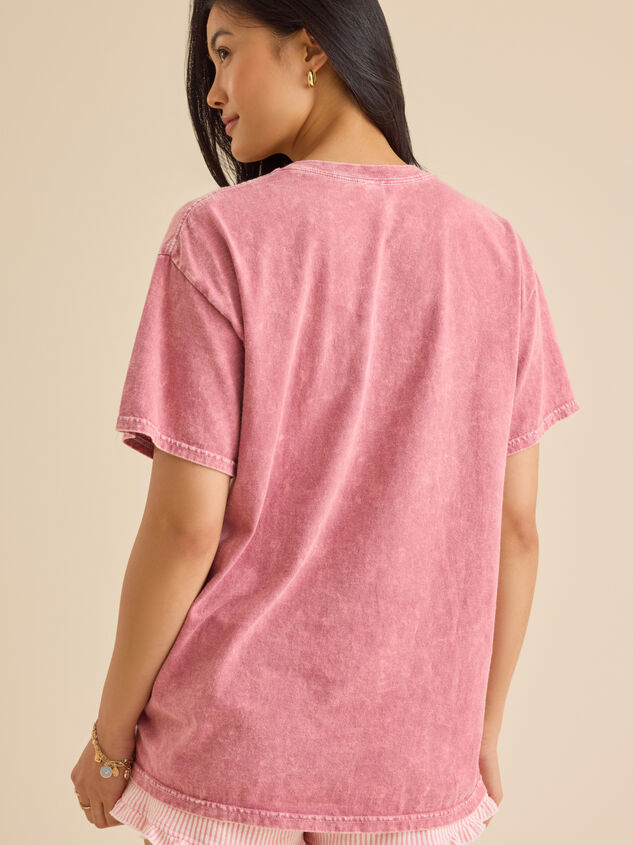 WWJD Oversized Graphic Tee Detail 4 - TULLABEE