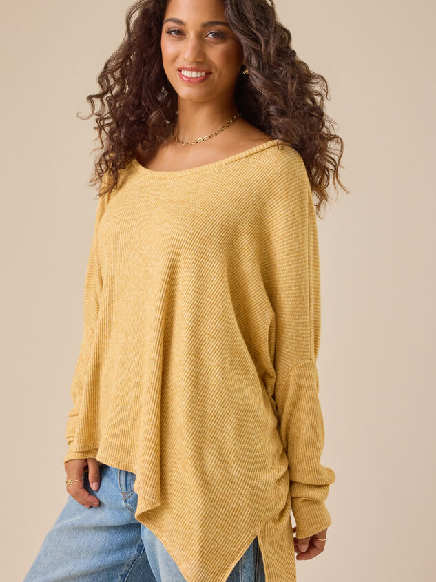 Tracie Waffle Knit Tunic Detail 3 - TULLABEE