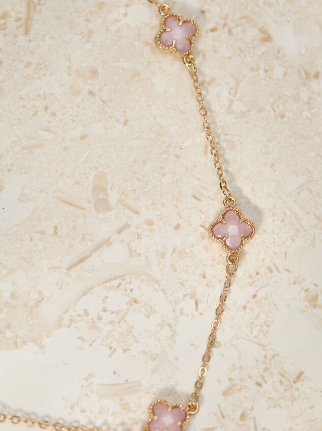 Crystal Clover Choker Detail 2 - TULLABEE