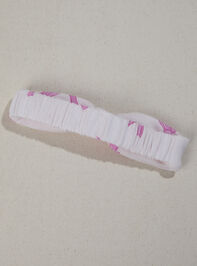 Melissa Ribbed Bow Headband Detail 2 - TULLABEE