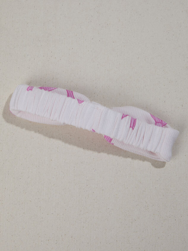 Melissa Ribbed Bow Headband Detail 2 - TULLABEE