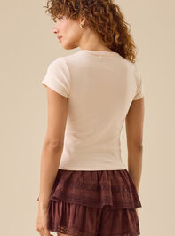 Country Bird Baby Tee Detail 4 - TULLABEE