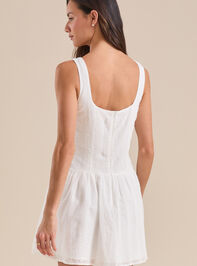 Layla Eyelet Mini Dress Detail 5 - TULLABEE