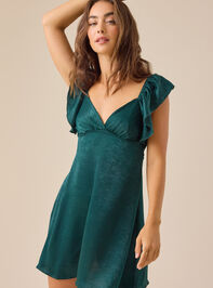 Rosalie Satin Mini Dress - TULLABEE