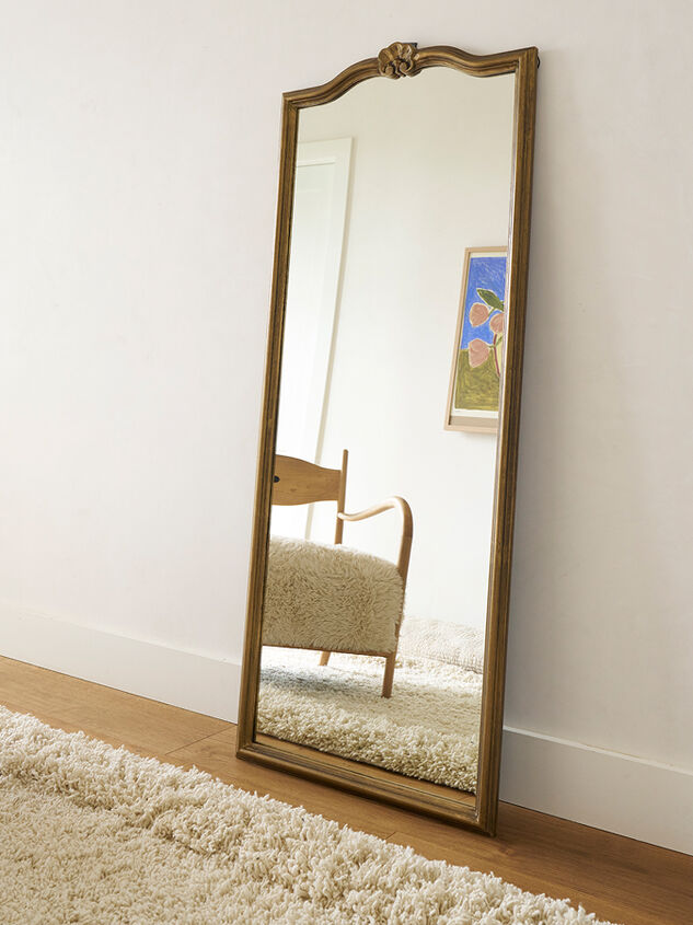 Adele Gilded Wood Mirror Detail 2 - TULLABEE