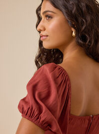 Marcie Tiered Mini Dress Detail 5 - TULLABEE