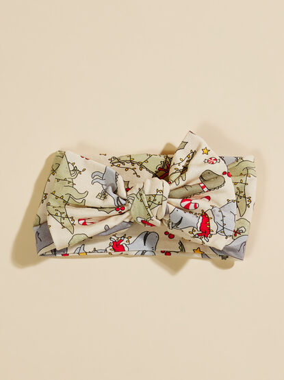 Tree Rex Bow Headband - TULLABEE