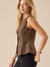 Reese Leopard Vest Detail 3 - TULLABEE