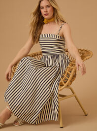 Josey Stripe Maxi Dress Detail 5 - TULLABEE