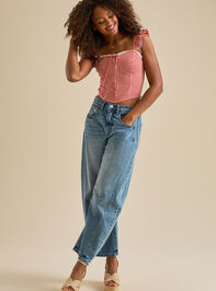 Karla Gingham Corset Top - TULLABEE