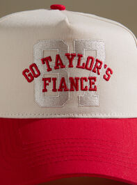 Go Taylor's Fiancé Trucker Hat Detail 2 - TULLABEE