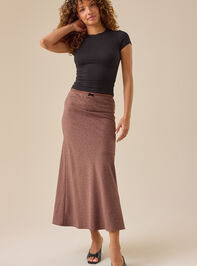 Noa Seamless Fitted Tee Detail 2 - TULLABEE