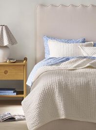 Sorrel Cotton Single Sham Detail 2 - TULLABEE