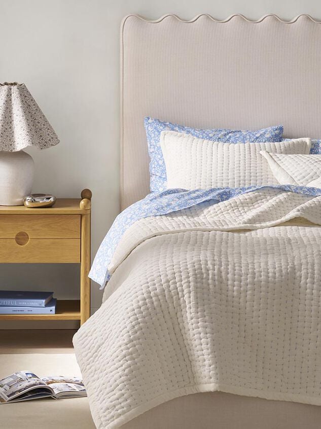 Sorrel Cotton Single Sham Detail 2 - TULLABEE