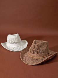 Sally Braided Cowboy Hat - TULLABEE