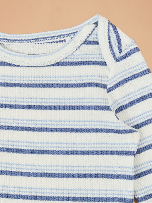 Stanley Stripe Romper Detail 3 - TULLABEE