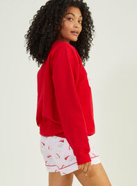 Mama Claus Graphic Sweatshirt Detail 3 - TULLABEE