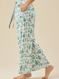 Kamila Satin Toile Sleep Pant Detail 5 - TULLABEE