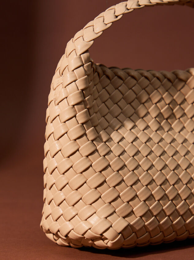 Sierra Mini Woven Crossbody Bag Detail 2 - TULLABEE