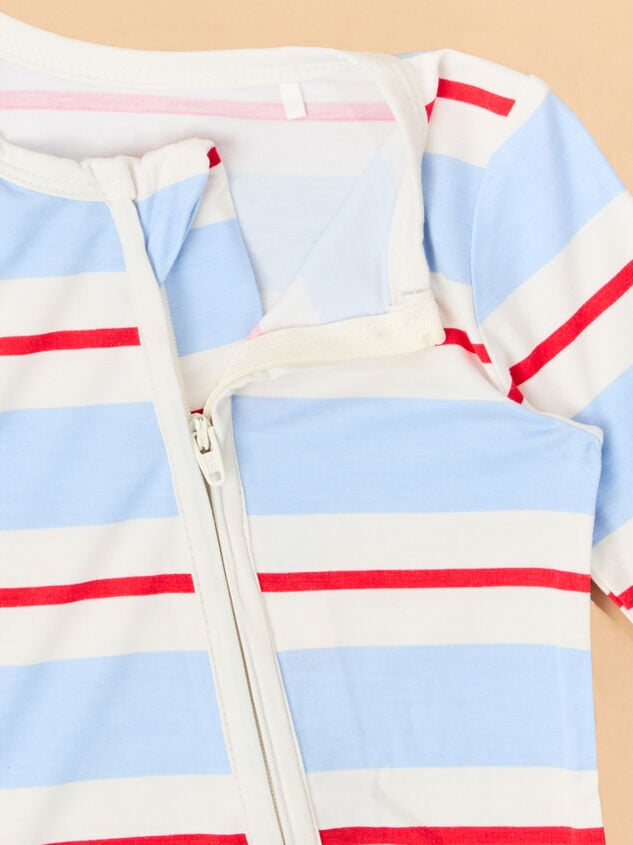 Garrett Striped Footie Detail 3 - TULLABEE