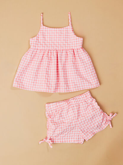 Gracie Gingham Shirt Set - TULLABEE